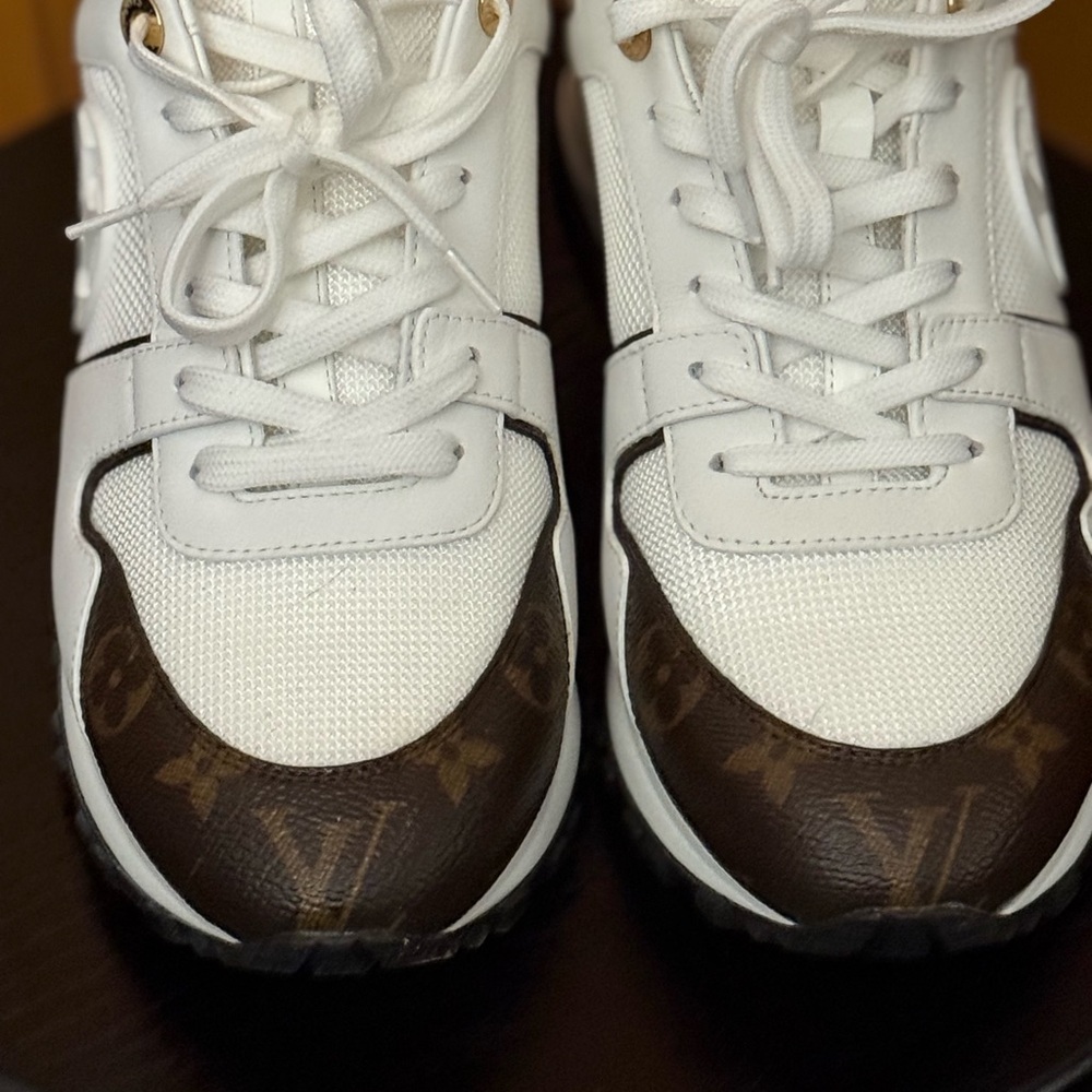 Louis Vuitton White Run Away Sneaker - Picture 2 of 3